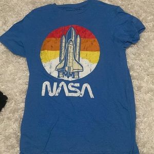 juniors blue small nasa shirt